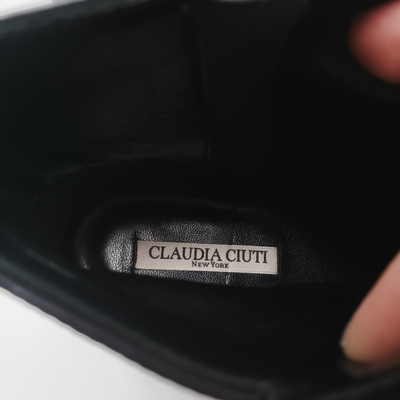 NEW Claudia Ciuti Booties Ankle Modern Sz 8 Black💥SALE💥 - Picture 6 of 8